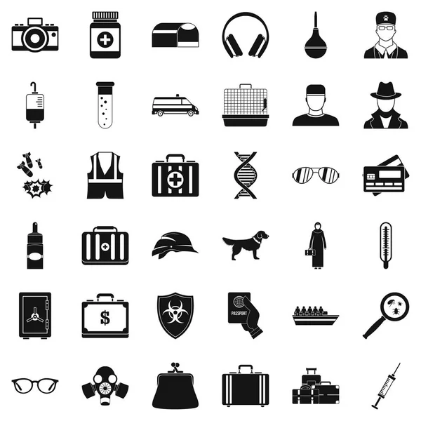 Durum Icons set, basit tarzı