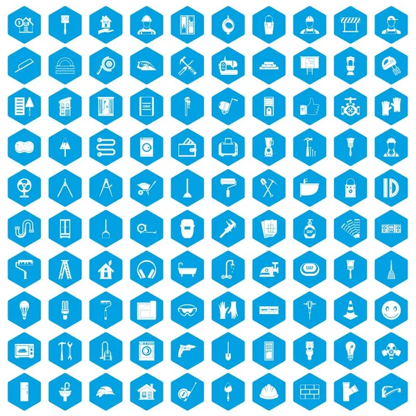 100 yenileme simgeleri mavi ayarla