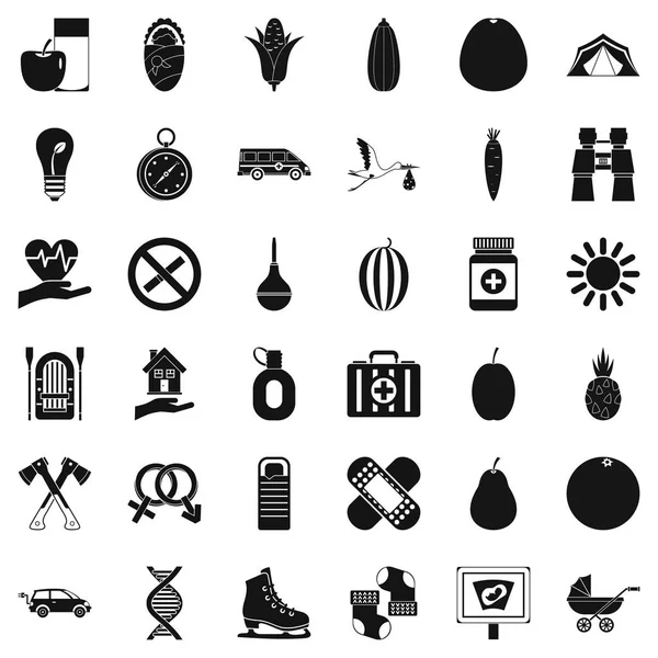 Çocuk koşul simgeler kümesi, basit tarzı