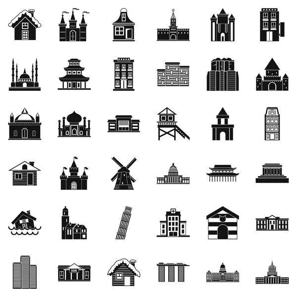 Simgeler kümesi, basit tarzı bina Kulesi