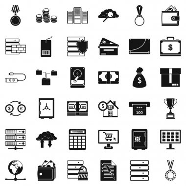 İş diyagramı simgeler kümesi, basit tarzı