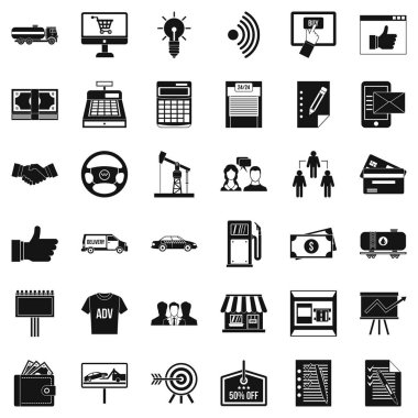 İş veri simgeler kümesi, basit tarzı