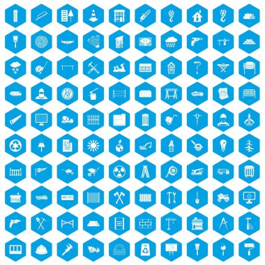 malzemeler simgeler bina 100 mavi ayarla