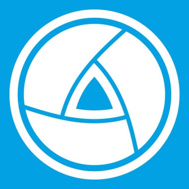 Objektif simgesi Beyaz