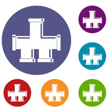 Drenaj sistemi Icons set