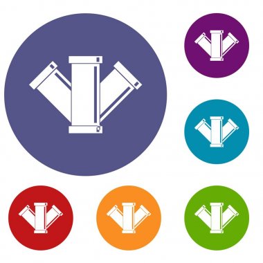 Kanalizasyon Icons set