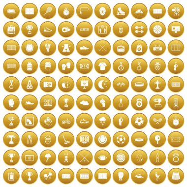 Altın 100 Stadyumu Icons set