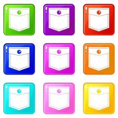 Siyah cep sembol 9 ayarla