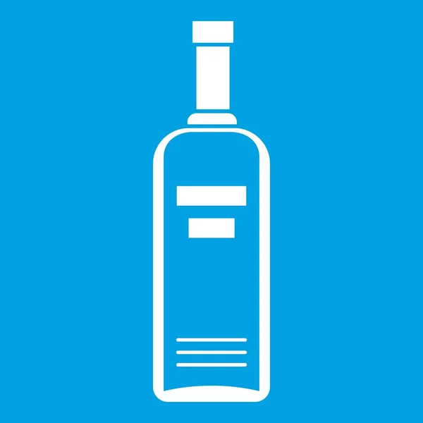 Botol ikon vodka putih - Stok Vektor