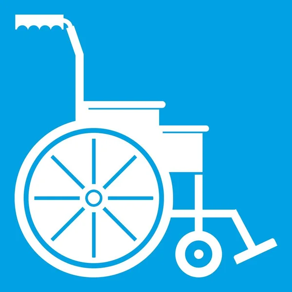 白色的轮椅图标 — 图库矢量图片