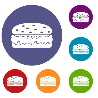 Burger Icons set