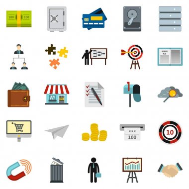 Soyunma Icons set, karikatür tarzı