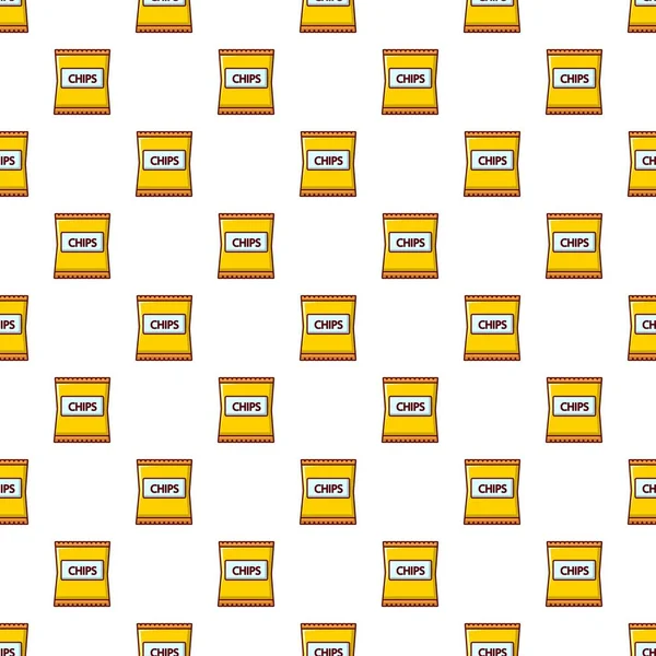 Patates cipsi desen kesintisiz sarı çanta