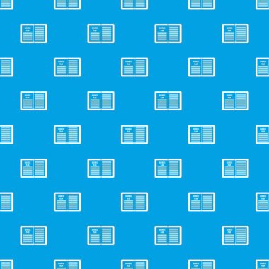 İş strateji planı desen kesintisiz mavi