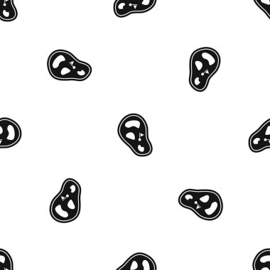 Golf Sahası alan desen sorunsuz siyah