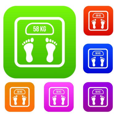 Ağırlık ölçek set koleksiyonu