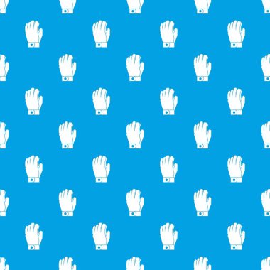 Hokey eldiven desen kesintisiz mavi