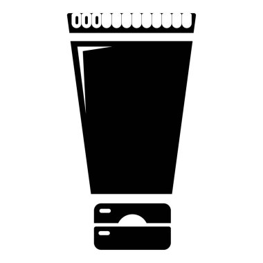 Creme tüp simgesi, basit tarzı