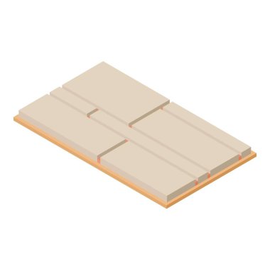 Simge, izometrik 3d stil döşe