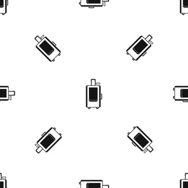 Seyahat bavul desen sorunsuz siyah