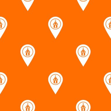 Harita göstergesi ile kilise desen sorunsuz