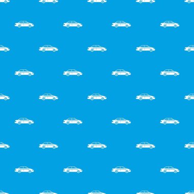 Taksi desen kesintisiz mavi