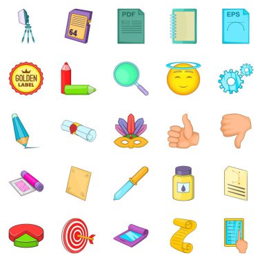 Dönüştürücü Icons set, karikatür tarzı