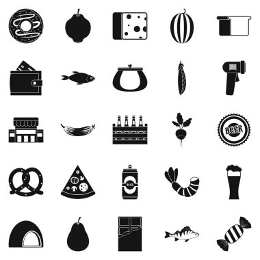 Canlandırıcı Icons set, basit tarzı