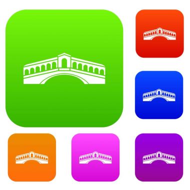 Köprüsü Venedik koleksiyonu ayarla