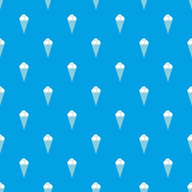 Dondurma desen kesintisiz mavi
