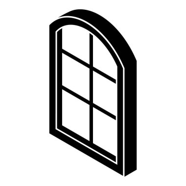 Pencereyi Kapat Çerçevesi simgesi, basit siyah stil