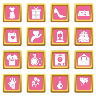 Anneler günü simgeler pembe
