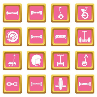 Scooter simgeler pembe Dengeleme