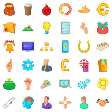 Komut simgeleri ayarla, tarzı çizgi film