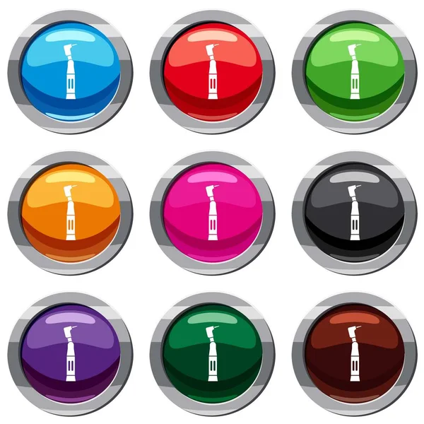 Diş matkap 9 koleksiyonu ayarla