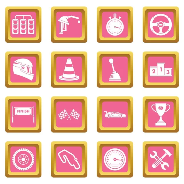 Hız simgeler pembe yarış