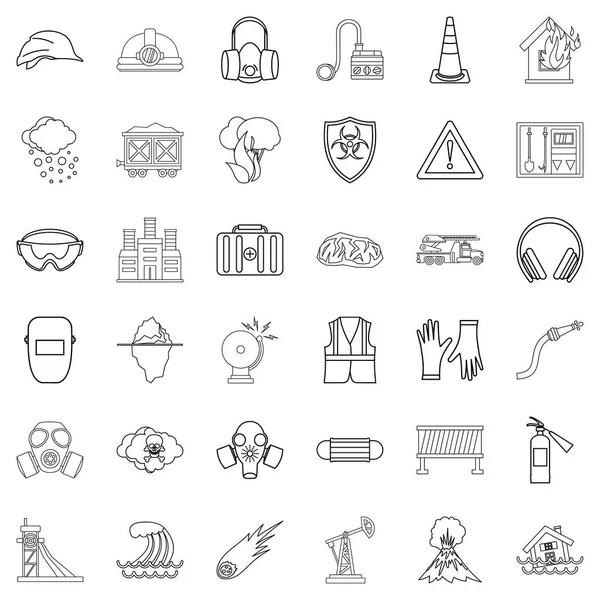 Volkan Icons set, anahat stili