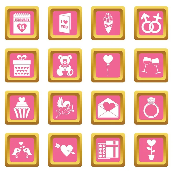 Saint Valentine Icons pembe