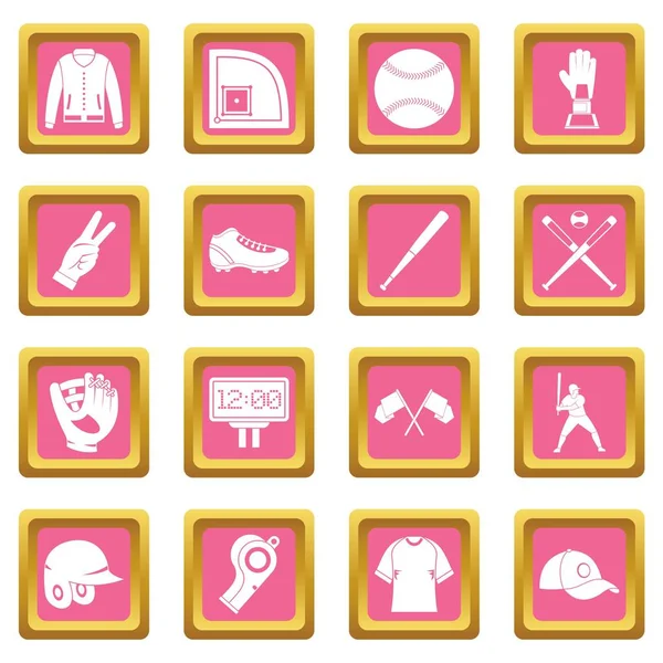 Beyzbol simgeler pembe