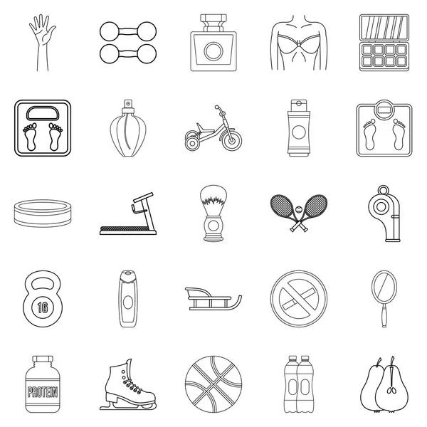 Lustiness Icons set, anahat stili