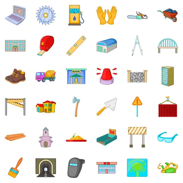 Vinç Icons set, karikatür tarzı