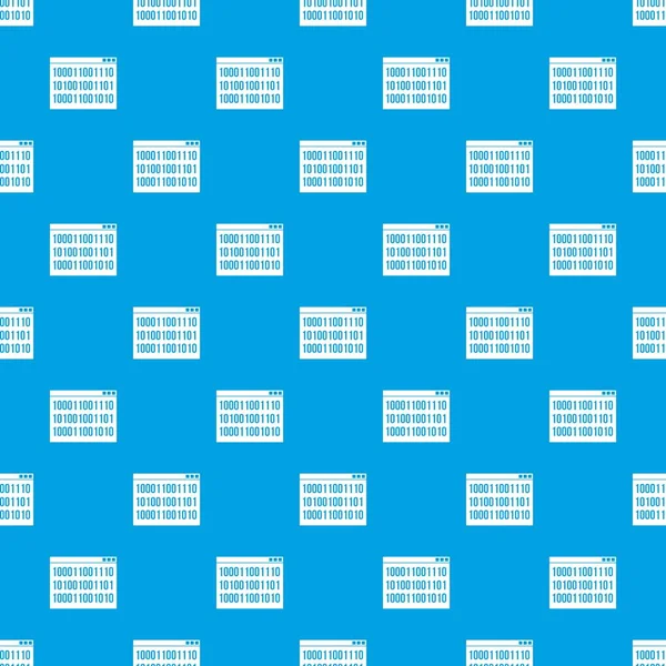 İkili kod deseni kesintisiz mavi