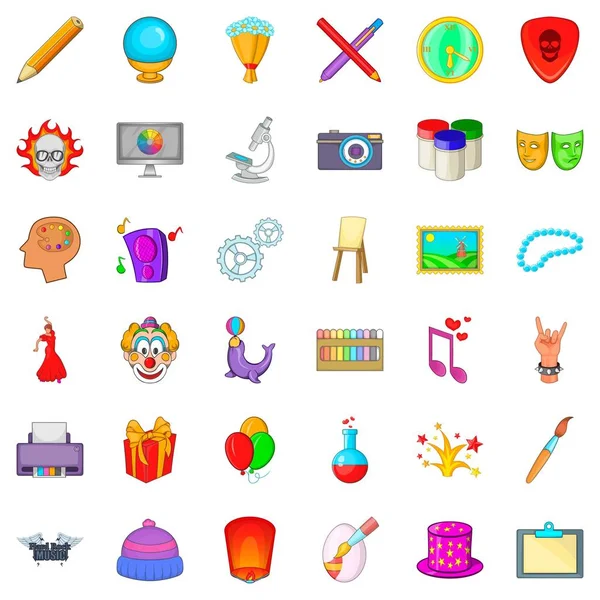 Balon simgeler ayarla, tarzı çizgi film