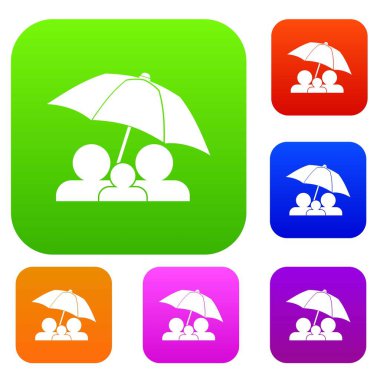 Aile şemsiyesi altında koleksiyonu ayarla