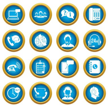 Merkezi simgeleri simgeleri mavi daire diye