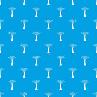 Singapur Supertree bahçeleri tarafından Bay desen kesintisiz mavi