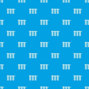 Marina Bay Sands Hotel, Singapore desen kesintisiz mavi