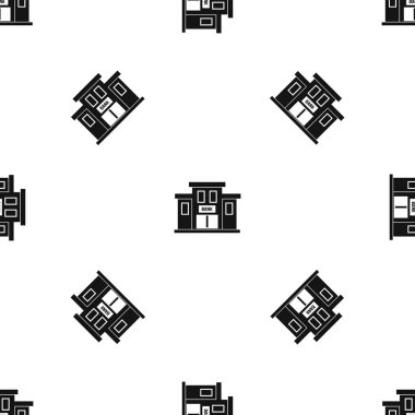 Banka Binası model sorunsuz siyah