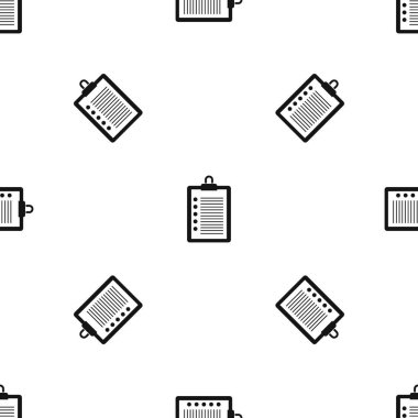 Yapılacaklar listesi desen sorunsuz siyah