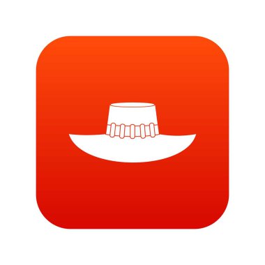 Kadın şapkası Icon dijital kırmızı